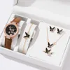 Set regalo al quarzo di vendita caldo moda donna 5 pezzi orologi da donna Set orologio moda per regalo donna YuSa161