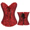 Seksowna koronkowa Up Boned Gothic Corset Plus Body Shaper Odzież Kobiety steampunk Shapewear Bodysuit Traist Traint Ubrania