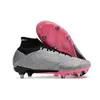 Quality Mens 축구 신발 클리트를 확대하는 Mercuriales Superflyes IXES 엘리트 SG 축구 부츠 야외 Scarpe Calcio 디자이너 Chuteiras Botas de Futbol