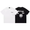 Tシャツ夏のデザイナーTシャツカジュアルTシャツモノグラムプリント半袖トップ販売メンズヒップホップパリファッションシャツ