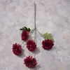 New Artificial Flower Melasagna Chrysanthemum Gerbera Light Luxury Home Decoration Flower Dining Table Ornaments Photography Props LT