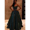 Casual Dresses Shiny Corset Wedding Party Dress for Women 2024 Sexig Strap V Neck Backless Evening Floor Längd Eelgant Graduation Gown