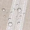 Tovaglia Tovaglia giapponese impermeabile Tovaglia in PVC antiolio con copertura in lino rettangolare Articoli superiori quadrati