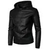 Hommes moto vestes en cuir PU automne casual manteau chaud mâle printemps mode Masculinas veste coupe-vent pardessus S-5XL 240106