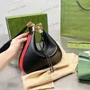 Attacca Borsa a tracolla Bullo a tracolla Attacca Borsa borsetta mezzaluna patchwork ganzosa gancia con cerniera originale specchio di qualità traversa traversa rimovibile