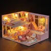Casetta per bambini Mini casa delle bambole in miniatura Kit per casetta fai-da-te Sala di produzione Giocattoli per principesse Decorazione della camera da letto di casa con mobili W 240106