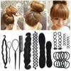 Magic Donut Bun Maker DIY accesorios para el cabello para mujer, horquillas con estilo trenzado, pasadores, pinzas para el cabello torcidas, herramientas para trenzado de peinado