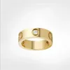 Designer-Ring Titanstahl Sier-Ringe Männer und Frauen Roségold Schmuck Paare Weihnachtsgeschenk Party Hochzeit Breite 4-6 mm für Paare