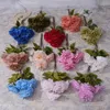 French Five Heads ha messo un mucchio di Imperial Peony Wedding Silk Flower Simulation Peony Flower Decoration Simulazione Floro Fiore Mshk