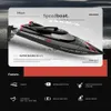 Wltoys WL916 RC BOAT 2.4GHz 55kMH عالي السرعة عالي السرعة طراز القارب على بعد التحكم في الزورق السريع الأطفال RC 240106