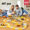 137-467 pièces enfants piste électrique jouet voiture ingénierie voiture enfants jouets éducatifs piste voiture Train jouets pour enfants cadeau d'anniversaire
