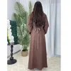 Roupas étnicas Modest Abaya Mulheres Muçulmanas Longas Maxi Vestidos Turquia Oração Kaftan Árabe Islâmico Robe Dubai Eid Party Ramadan Femme