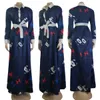 2024 Designer Chemise Robes Femmes Casual Col Revers Big Swing Longue Robe Maxi Livraison Gratuite