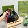 Bolso de hombro para mujer Hobo Half Moon Croissant Bolsos de diseñador Flor vieja Lona de cuero Bolsos de mano de moda vintage Bolsos cruzados