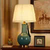 Table Lamps TEMAR Modern Green Ceramics Lamp LED Creative Simple Bedside Desk Light Fashion Decor For Home Living Room Bedroom