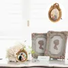 Frames European Retro Bow Po Frame Bulk For Display Picture Desktop Gold Resin Vintage Tiny