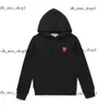 CDG Hoodie Designer Herren Hoodies Commes Com Des Garcons Sweatshirt Mockneck PLAY Big Heart Hoodie Full Zip Up Beige Brand Off Hoodie 549