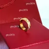 Designer Ring New Jewelry Titanium Steel Sier Love Men And Women Rose Gold Ring For Lovers Couple Rings Gift With Drill