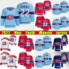 # 20 Jur Slafkovsky Maillot de hockey rétro inversé # 22 Cole Caufield Canadiens # 14 Nick Suzuki Kirby Dach Brendan Gallagher Carey Price Sean Mo