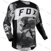 2024 Fashion T-shirt Mountain Bike Suit Foxx Men's T-shirts Men's Downhill Cup Mountain Mtb Shirts Offroad Dh Motorcycle Motocross Sportwear Qiew