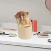 Boîtes de rangement Boîte de maquillage à 360 degrés Rotation de porte-stylo Organisateur de cosméseur pour brosses