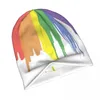 Berets Gay Pride Lgbt Bonnet Hat Goth Outdoor Skullies Bons pour hommes Femmes Tricotées Spring à double usage Caps