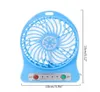 Electric Fans Portable LED Light Fan Air Cooler Mini Desk USB Third Wind 4XFB1647335