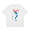 SS New HUDE T-shirt Girocollo Semplice T-shirt in cotone per uomo e donna Pullover sottile T-shirt casual a maniche corte Mezze maniche sportive Top da esterno