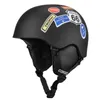 COPOZZ Cartoon Ski Helmet Integrallymolded Mountain MTB Road Cycling Protection Sport Accessories for adults and Kids 240106