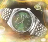 Herr- och kvinnors arabiska romerska nummer Dial Watches Quartz Battery Movement Soft Rostfritt stål Älskare Klocka Set Auger All Crime Day Date Armband Wristwatch Presents