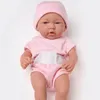 35cm 14 인치 아기 인형 귀여운 소프트 실리콘 아기 리본 베이비 인형 장난감 어린이 소녀 선물 생명과 같은 전신 소녀 인형 240106