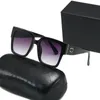 Designer zonnebrillen mode zonnebrillen voor dames Luxe Letter spiegelpoot ingelegd met diamant Strandzonwering UV-bescherming gepolariseerde glazen cadeau met doos good1
