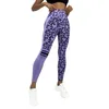 Damen-Leggings, Damen-Yogahose, elastische Taille, Workout, Leopardenmuster, hoch für mit Bauchkontrolle, BuLift Soft