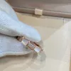 Bvlgaerri Band Designer anneaux Baojia V Gold White Fritillaria Snake Bone Diamond Designer Ring avec une édition large édition CNC18K ROSE CNC18K