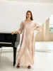 Ubranie etniczne Arab Arab Maroko Muzułmańczyk Abaya Party Sukienka Islam Ramadan Abayas Dubai Luxury Diamonds Turkey Kaftans For Woman Robe Femme