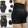 Mannen Gewatteerde Ondergoed Dij Controle Hip Enhancer Shapewear Shorts Hoge Taille Afslanken Body Shaper Boxer Korte S-6XL 240108