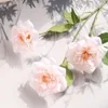 Decorative Flowers Simulation Roses Flower Artificial Plants For Home Office Desk Arrangement Wedding Party Decoration DIY Bouquet Gifts