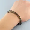 Braccialetti con ciondoli Pietra naturale Perle di quarzo fumé Uomo Donna Tè Marrone Cristallo Energia Guarigione Braccialetto Yoga Meditataion Gioielli Wholeslae