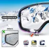 Солнцезащитные очки ELAX, лыжные очки, мужские очки для сноуборда, женские зимние уличные зимние солнцезащитные очки UV400, двухслойные линзы, противотуманные лыжные очки