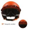 Moon Goggles Kayak Kask Entegre Kırıştırılmış PCEPS Yüksek kaliteli Kayak Kask Açık Hava Sporları Kayak Snowboard kaykay Kaskları Çocuklar 240108