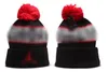 Bonnets d'hiver pour équipes, chapeaux tricotés, casquettes de sport, Baseball, Football, basket-ball, pour femmes et hommes, Pom n2