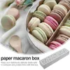 Sortez des conteneurs Cupcake Emballage Macaron Box Cajas Para Fresas Con Chocolate Dessert Emballage Case d'emballage