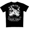 VSZAP Tactics MMA Тайский бокс Боевой тренажерный зал Тренировочная футболка с короткими рукавами Хлопковая рубашка в китайском стиле Саньда Тхэквондо Джиу-джитсу