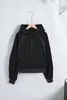 Hoodie Lululemens Scuba Half-Zip Hoodie Projektantka Kobiety Zwyciężone z kapturem z kapturem z bluzy jogi pullover damskie mody sportowe luźne bluza Jacet Mens 582