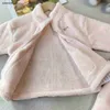 Nouveau bébé pyjamas designer fille garçon vêtements de nuit taille 100-160 enfants manteau de nuit 2 pièces veste et pantalon en peluche chaude Jan10