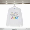 2023 CREW HALS SWEATSHIRT Designer Sweatshirts voor heren Dames Hoge kwaliteit Nieuwe afdrukken Grafische ronde halzen Dooclothing Zwart Witte trui