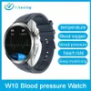 Watches W10 Smart Watch Men ECG PPG With Electrocardiogram Display Body Temperature Heart Rate Blood Pressure Monitor Smartwatch Fitness