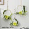 Dekorative Platten DIY Hochzeit Nordischen Stil Künstliche Blume Hoop Wandbehang Rahmen Wohnkultur Hintergrund Eisen Ring Rack Tragbare Party