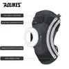 AOLIKES 1PCS Pressurize Knee Support Sleeve Protector Elastic Knee Pads Brace Springs Gym Sports Basketball Running Fitness 240108