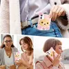 Capas de telefone celular 3D bonito dos desenhos animados rosa urso kawaii capa de silicone macio para iphone 14 13 11 15 pro max 12 mini xs xr x 8 7 plus se 2020 capa engraçadal240105